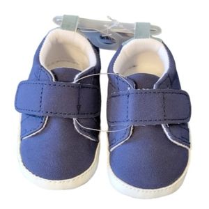 Baby boy navy slip on shoes 0-3 months